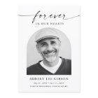 Modern Photo Bereavement Sympathy Funeral Memorial