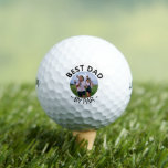 Modern Photo Best Dad By Par Golf Balls<br><div class="desc">A great gift for fathers day, birthdays, christmas gift and special days, personalised just for him! These modern best Dad by par golf balls, featuring a circular photograph with a modern greeting template that can be customised easily. All font styles, sizes and colours can be changed easily by clicking on...</div>
