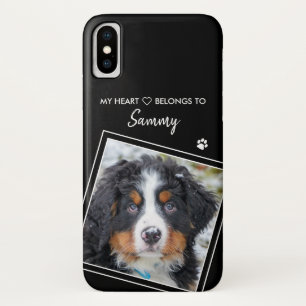 Modern Photo Black Pet Dog Case-Mate iPhone Case