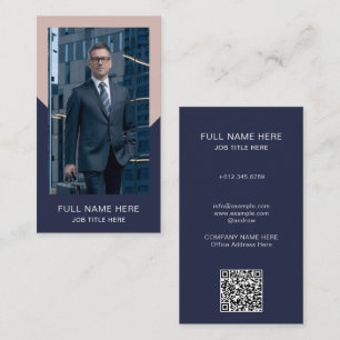 Modern Photo Business Card for Creative Profession