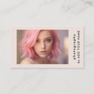 Modern Photo Business Card For Photographer