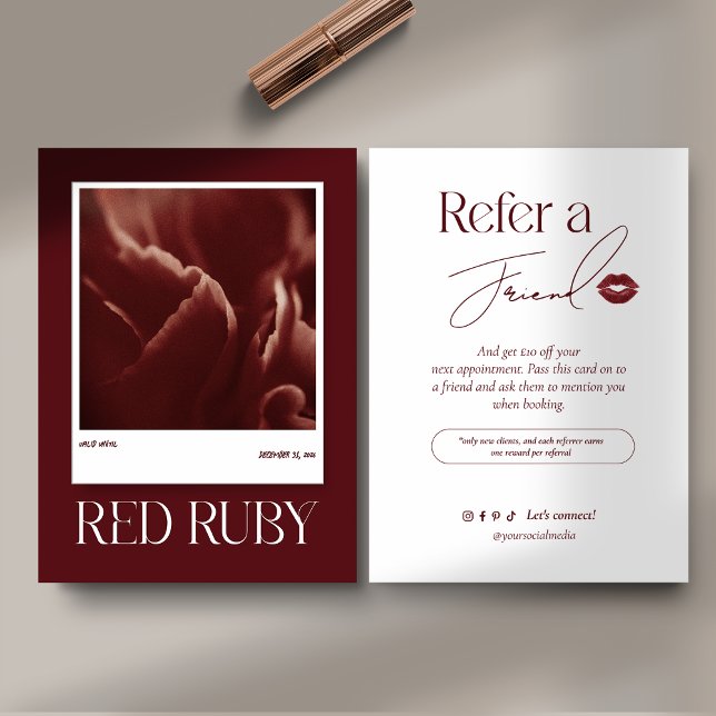 Modern Photo Business Referral Card (Creator Uploaded)