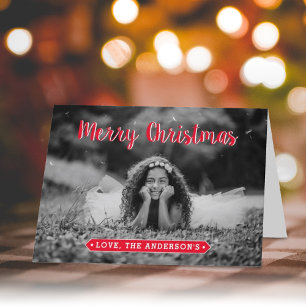 Modern Photo Christmas Card
