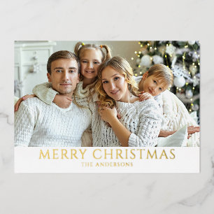 Modern Photo Christmas Gold