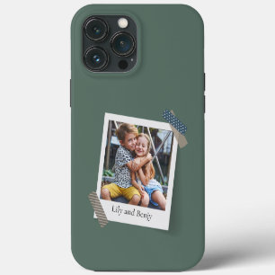 Modern Photo Christmas Holiday iPhone 13 Pro Max Case