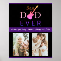 Modern Photo Collage Best Dad Ever Fathers Day