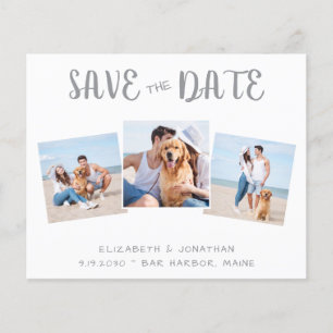 Modern Photo Collage Budget Save The Date