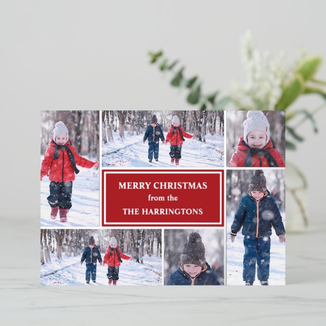 Modern Photo Collage Christmas  (Standing Front)