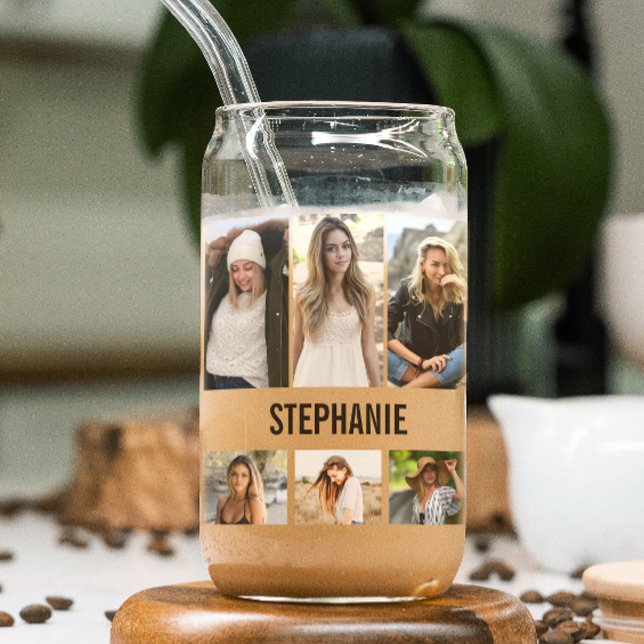 Modern Photo | Collage Drinking Can Glass (Creator Uploaded)