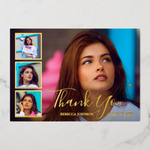 Modern Photo Collage Elegant Graduation