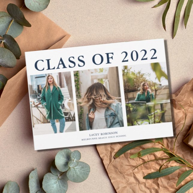 Modern Photo Collage Graduation 2021 Announcement (Creator Uploaded)