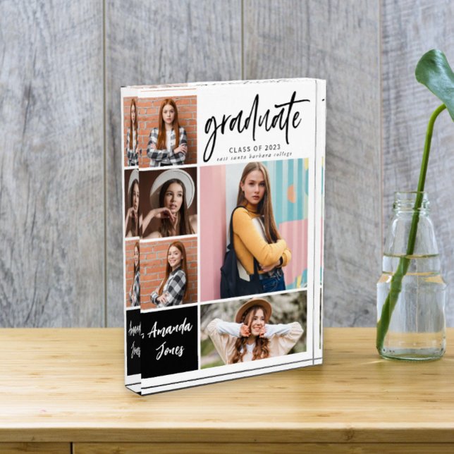 Modern Photo Collage Graduation Keepsake  (Creator Uploaded)