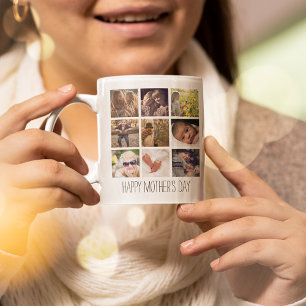 Modern Photo Collage Happy Mother's Day Coffee Mug