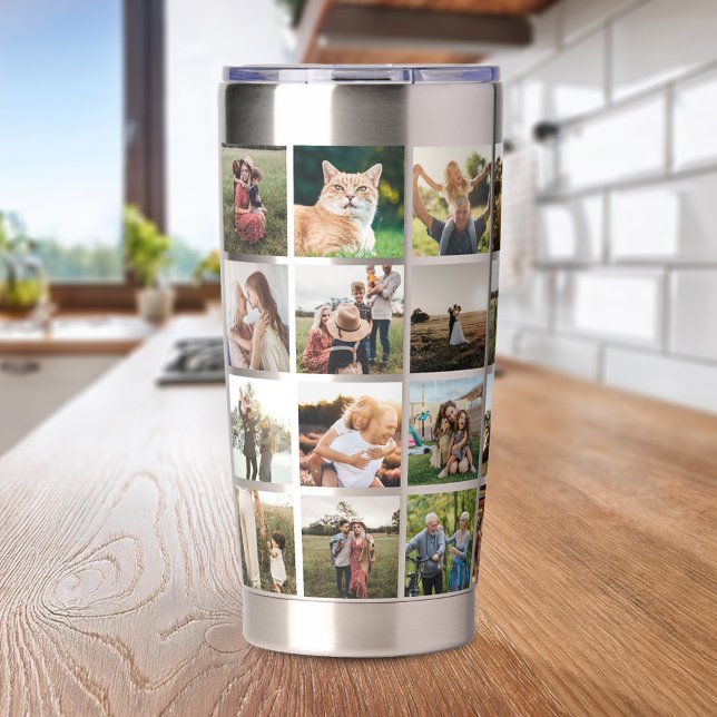 Modern Photo Collage Insulated Tumbler (Creator Uploaded)
