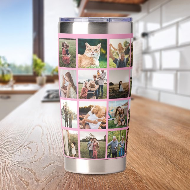 Modern Photo Collage Insulated Tumbler (Creator Uploaded)
