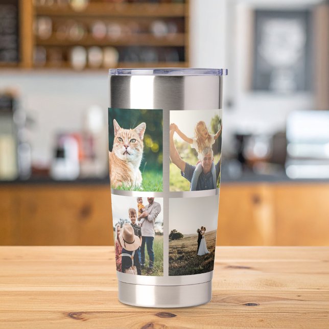 Modern Photo Collage Insulated Tumbler (Creator Uploaded)