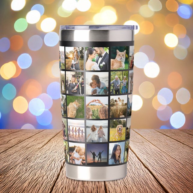Modern Photo Collage Insulated Tumbler (Creator Uploaded)