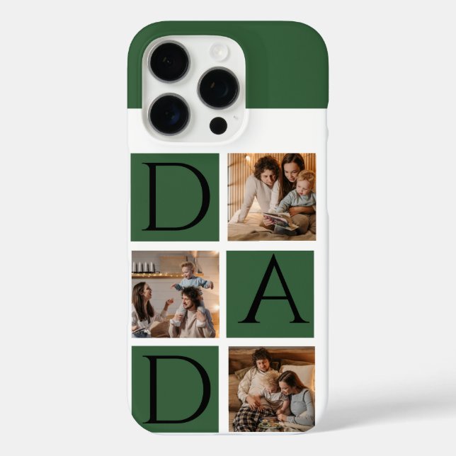 Modern Photo Collage iPhone Case – “Daddy”  (Back)