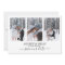 Modern Photo Collage Monogram Minimalist Wedding