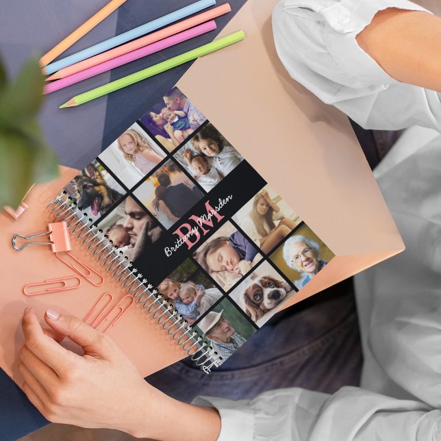 Modern Photo Collage Monogrammed 2026 Planner (Creator Uploaded)