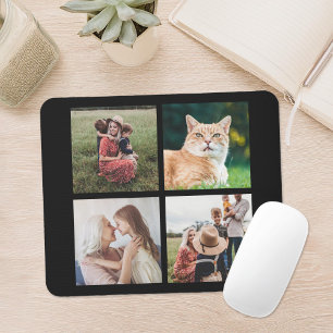 Modern Photo Collage Mouse Pad