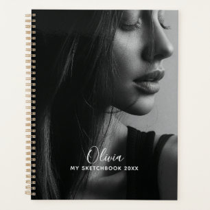 Modern Photo Collage Personalized Sketchbook  Planner