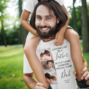 Modern Photo Collage   Stepdad T-Shirt