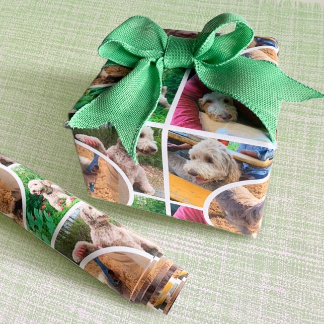 Modern Photo Collage  Wrapping Paper (Creator Uploaded)