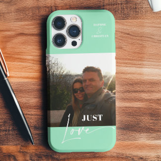 Modern Photo Colourful Mint Green iPhone 16 Case