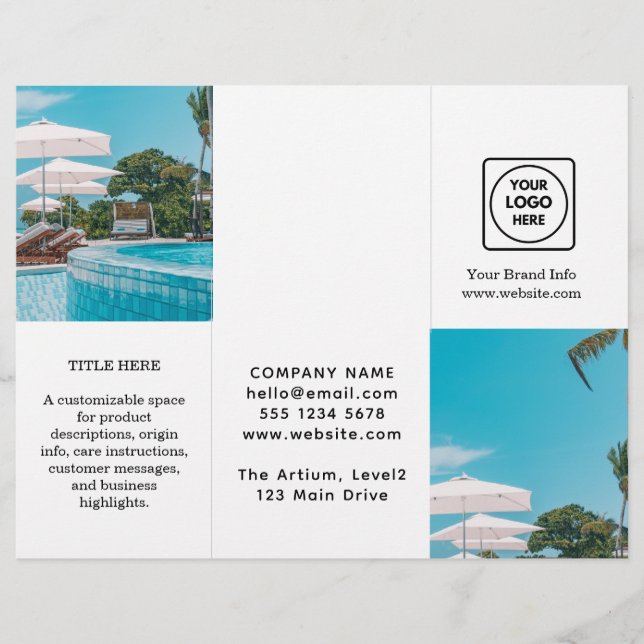 Modern Photo Design | Custom Business Logo  (Front)