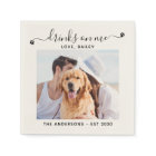 Modern Photo Drinks On Me Dog Bar Pet Wedding