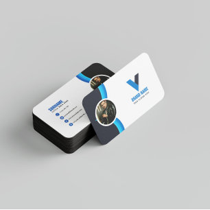 Modern Photo Elegant Business Card