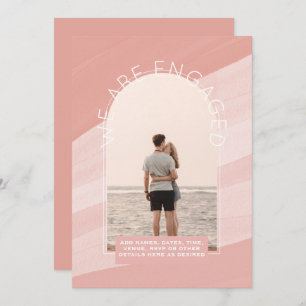 MODERN PHOTO ENGAGEMENT INVITE - Mixed Colours