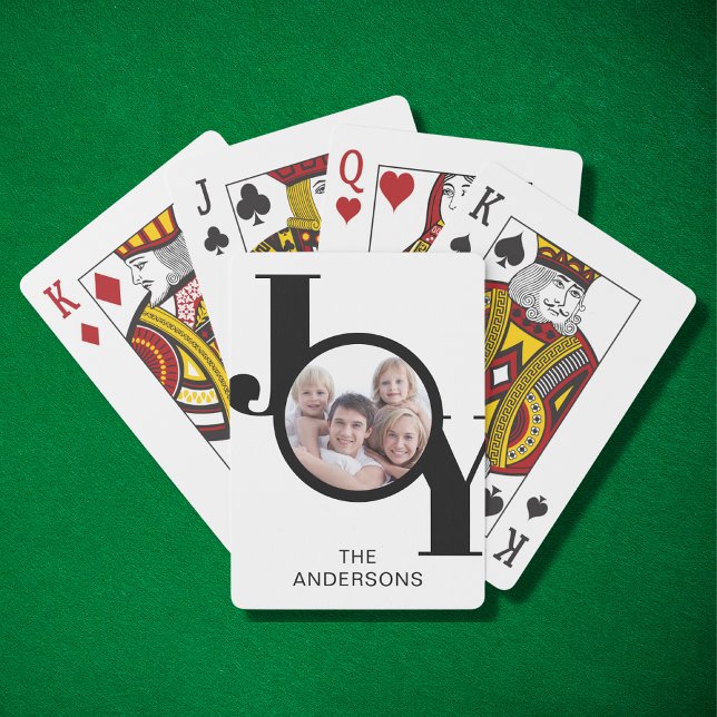 Modern Photo Family Playing Cards (Creator Uploaded)