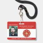 Modern Photo Firefighter ID