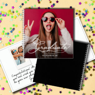 Modern Photo Graduation Guest Book
