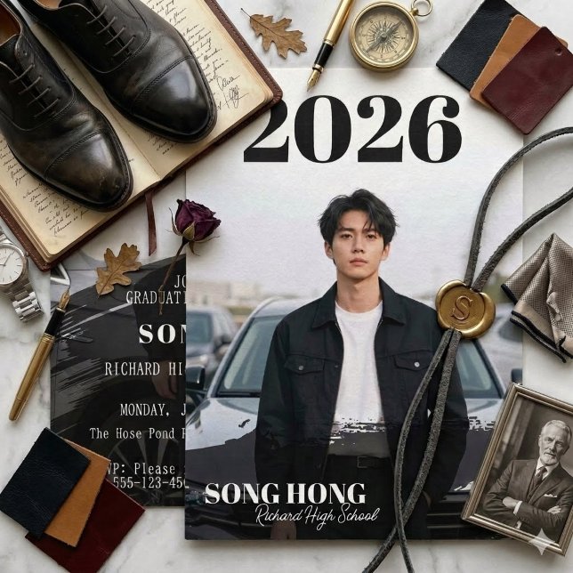 Modern Photo Graduation Invitation Card 2026 (Creator Uploaded)