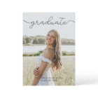 Modern Photo Graduation Party Invitation