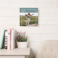Modern Photo Green Family Lovely Gift