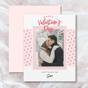 Modern Photo Happy Valentine's Day Card
