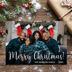 Modern Photo Holiday Card
