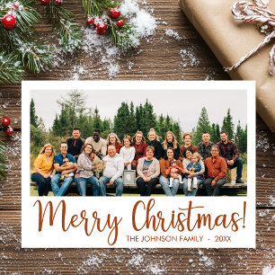 Modern Photo Holiday Card