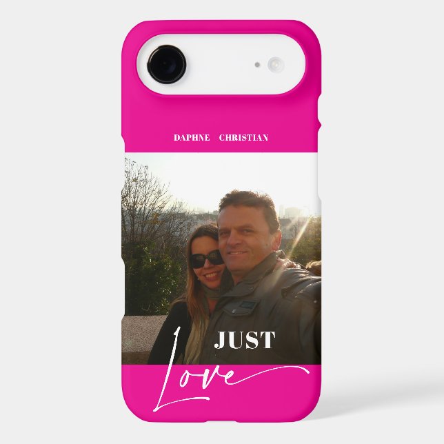 Modern Photo Hot Pink (Back)