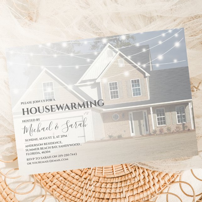 Modern Photo Housewarming Party Invitation (Creator Uploaded)