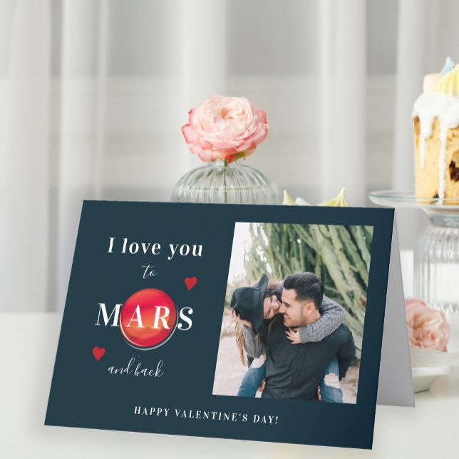 Modern photo I love you Happy Valentine's Day Holiday Card (Creator Uploaded)