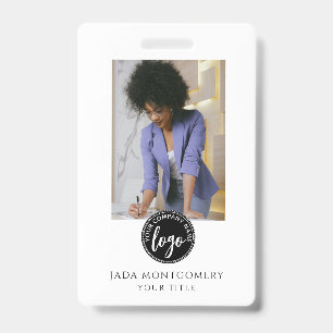 Modern Photo Logo ID Badge
