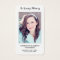 Modern Photo Memorial Funeral Prayer Card