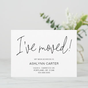 Modern Photo New Home Announcement