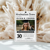 Modern Photo Newspaper Graduation