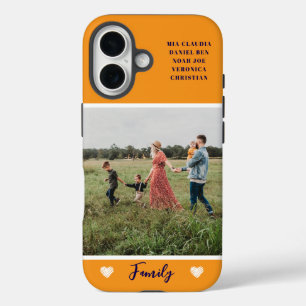 Modern Photo Orange iPhone 16 Case
